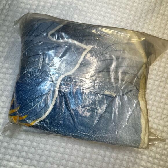 Flower Rug Blue Floral Round Carpet Bath Mat Bedroom Living Room Bathroom D1 - Picture 2 of 9